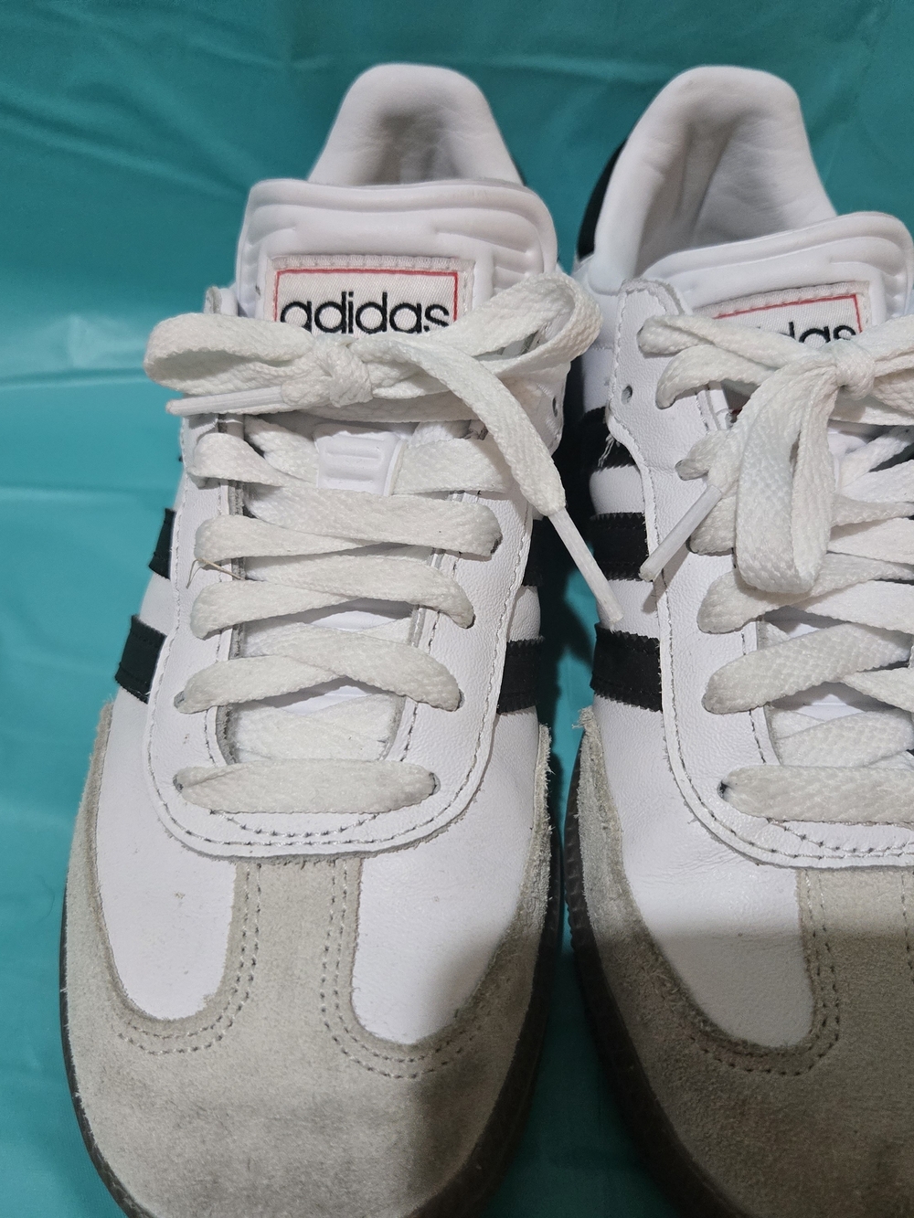 Adidas Samba Kids Indoor Soccer Shoes - Boys Size 3 - EUC